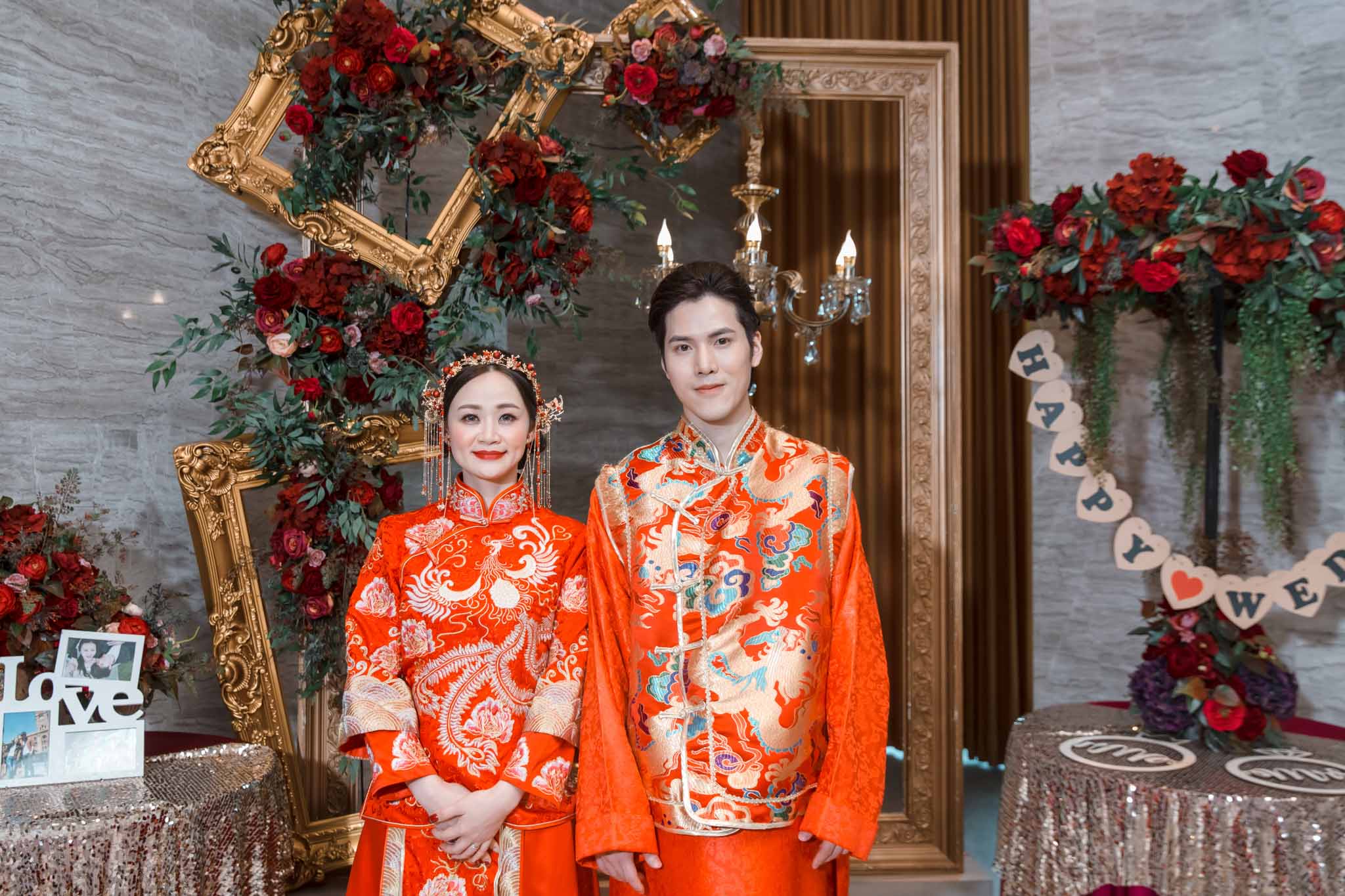 中式喜服，中式婚禮，訂製袍褂，龍鳳褂
